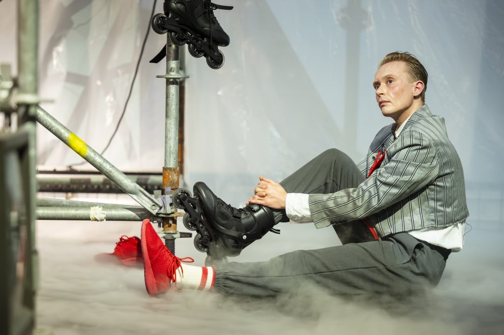 17.04.2026 Jena: Fotoprobe zu "This is just us - naked in the face of the world" (UA) in einer Regiearbeit von Theresa Henning im Theaterhaus Jena. Foto: Thomas Müller